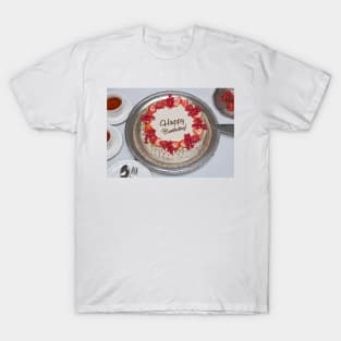 Happy Birthday Strawberry Cake T-Shirt